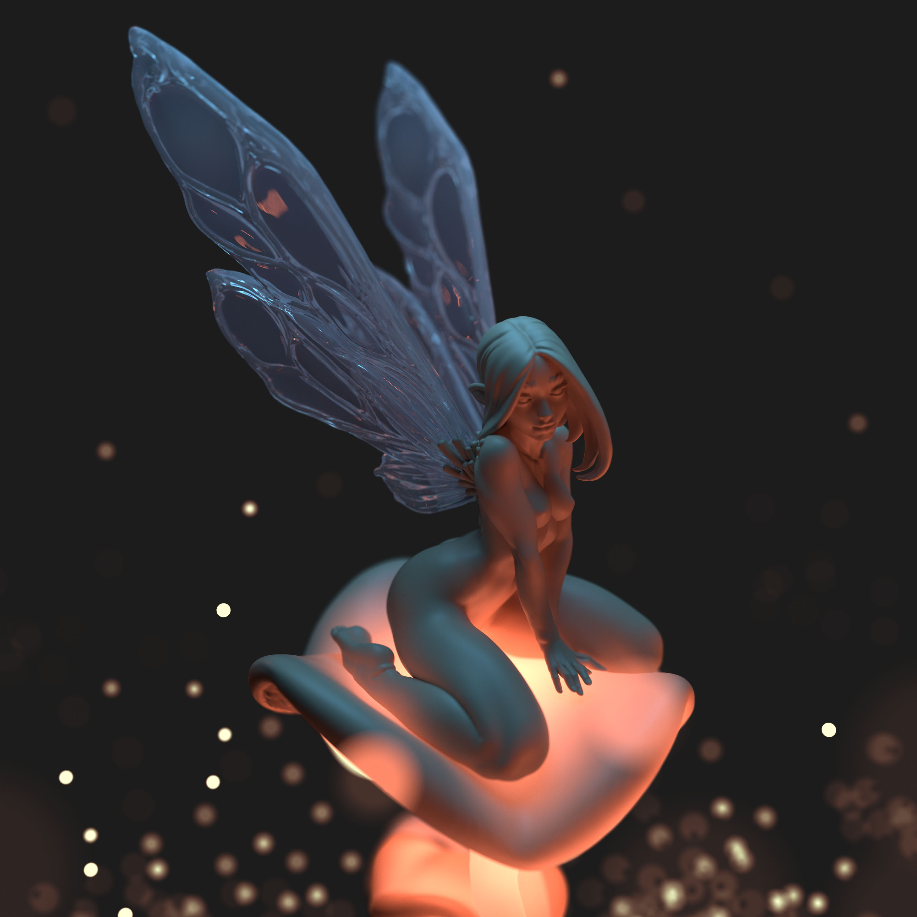 Aine the Noon Fae - figurine résine 75 mm