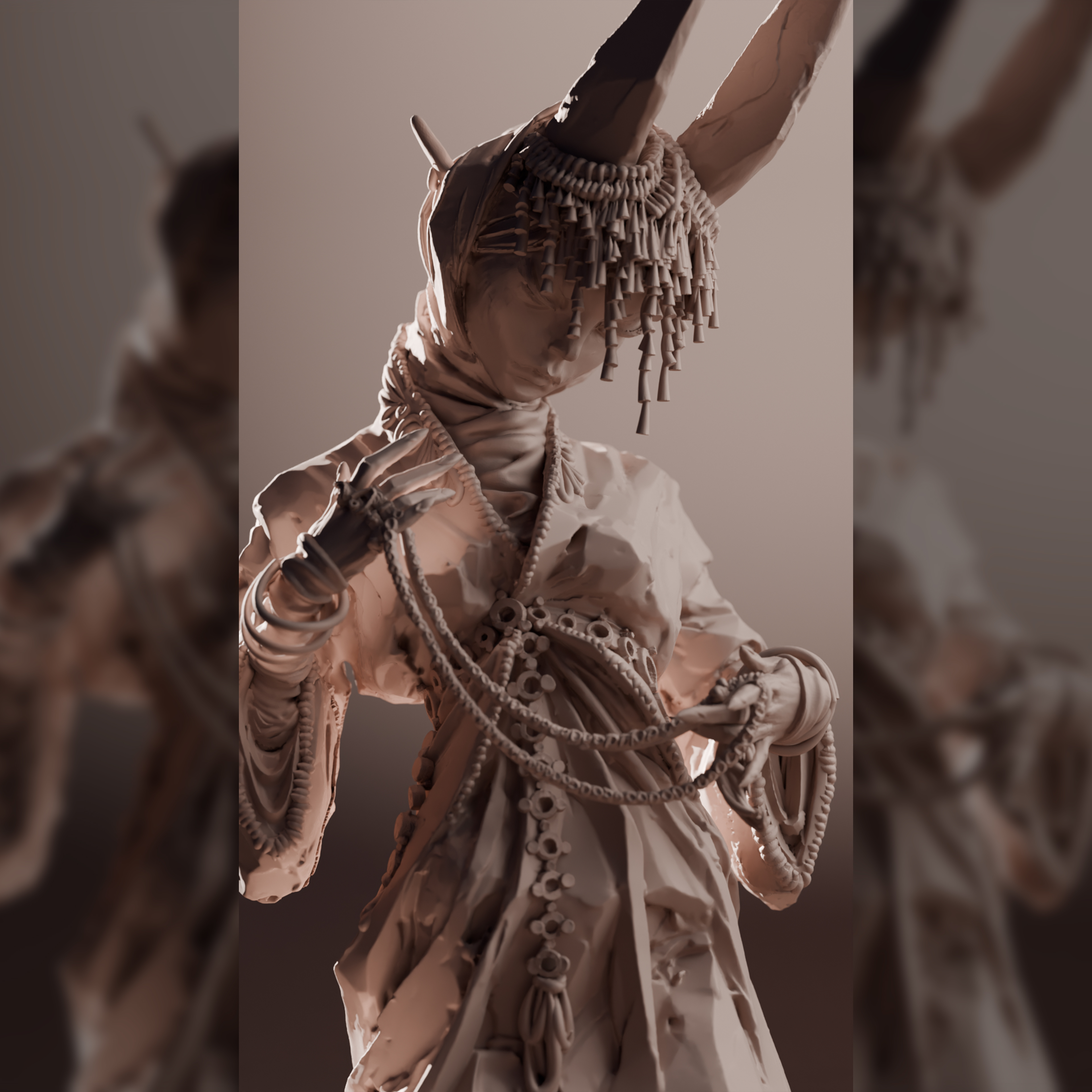 Healer - figurine résine 75 mm