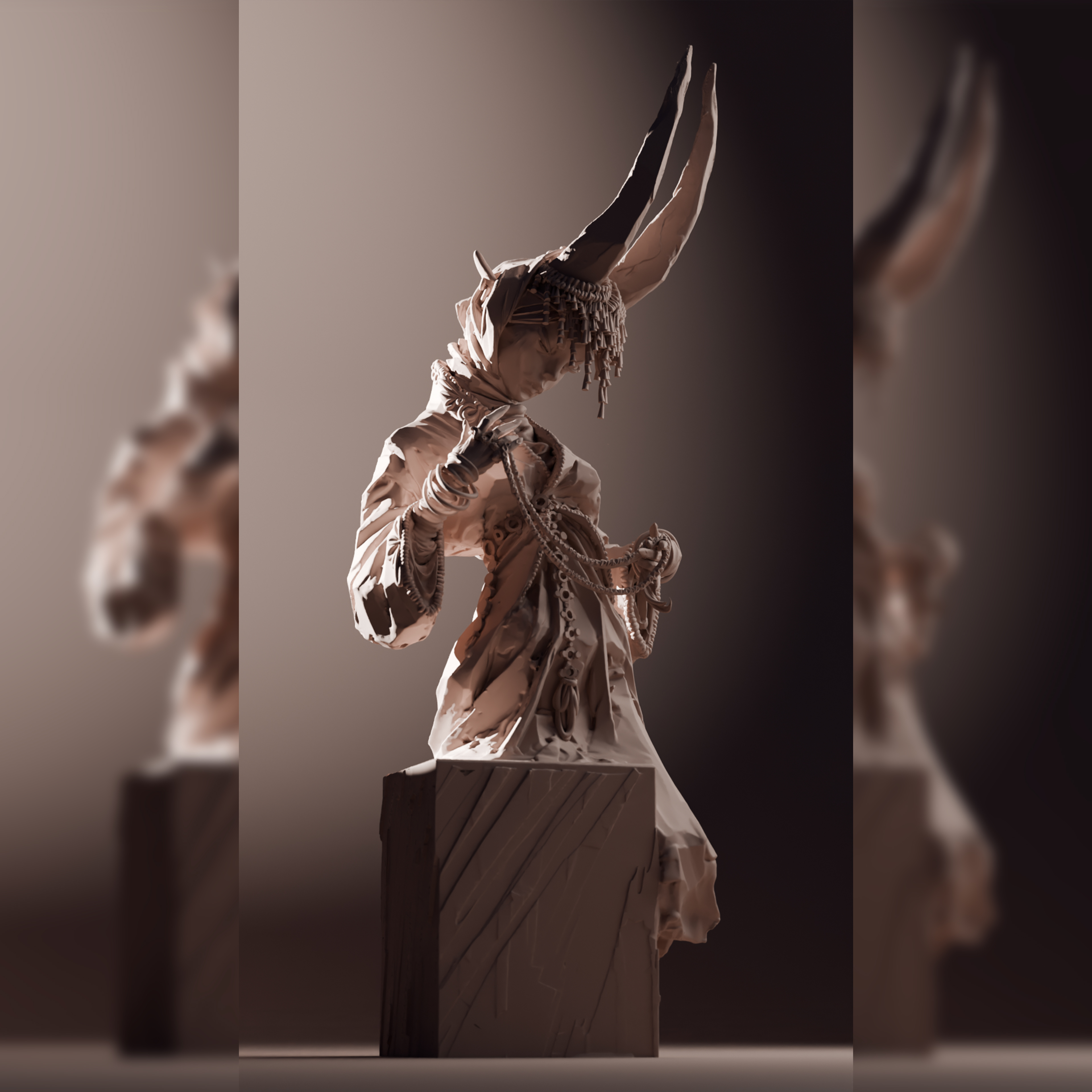 Healer - figurine résine 75 mm
