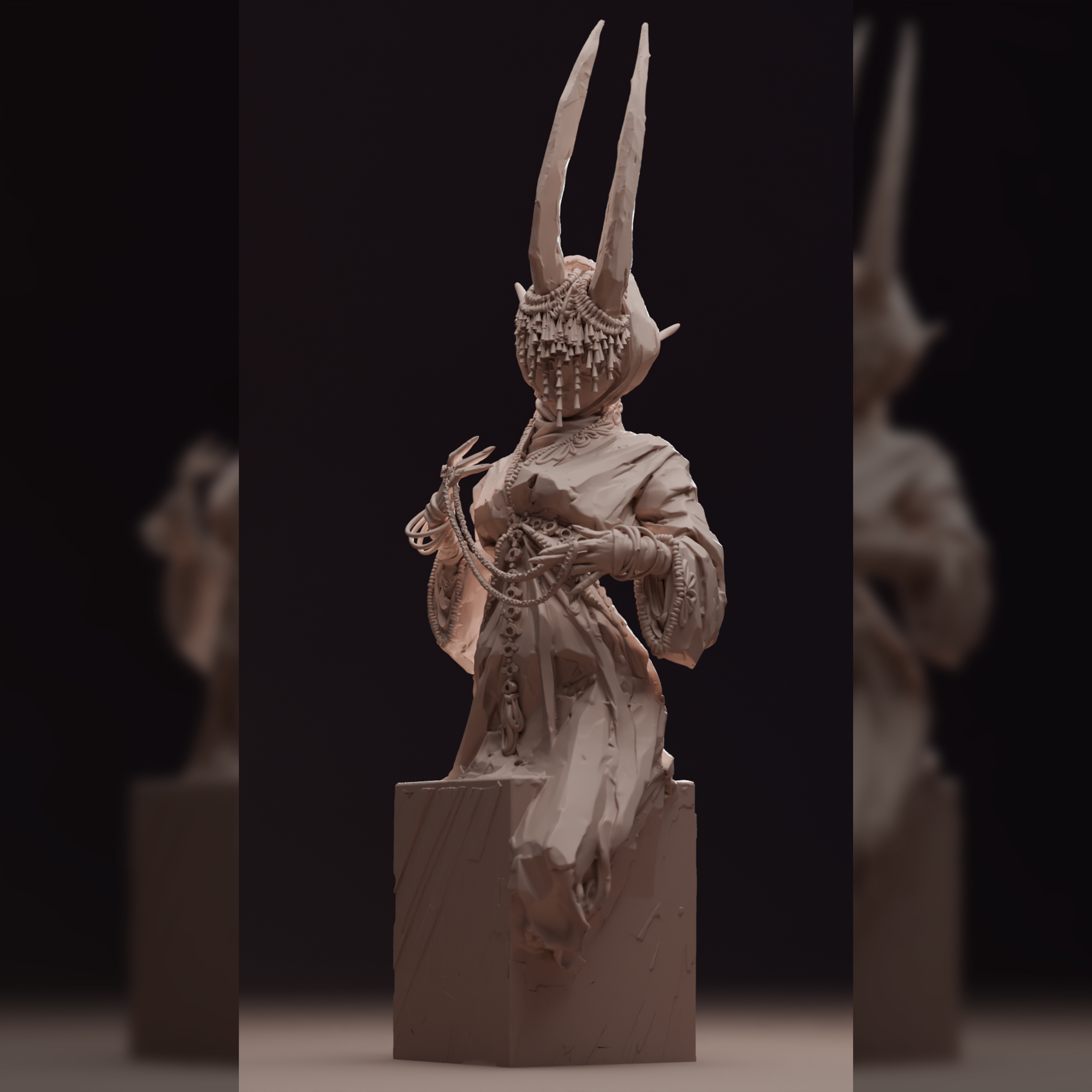 Healer - figurine résine 75 mm