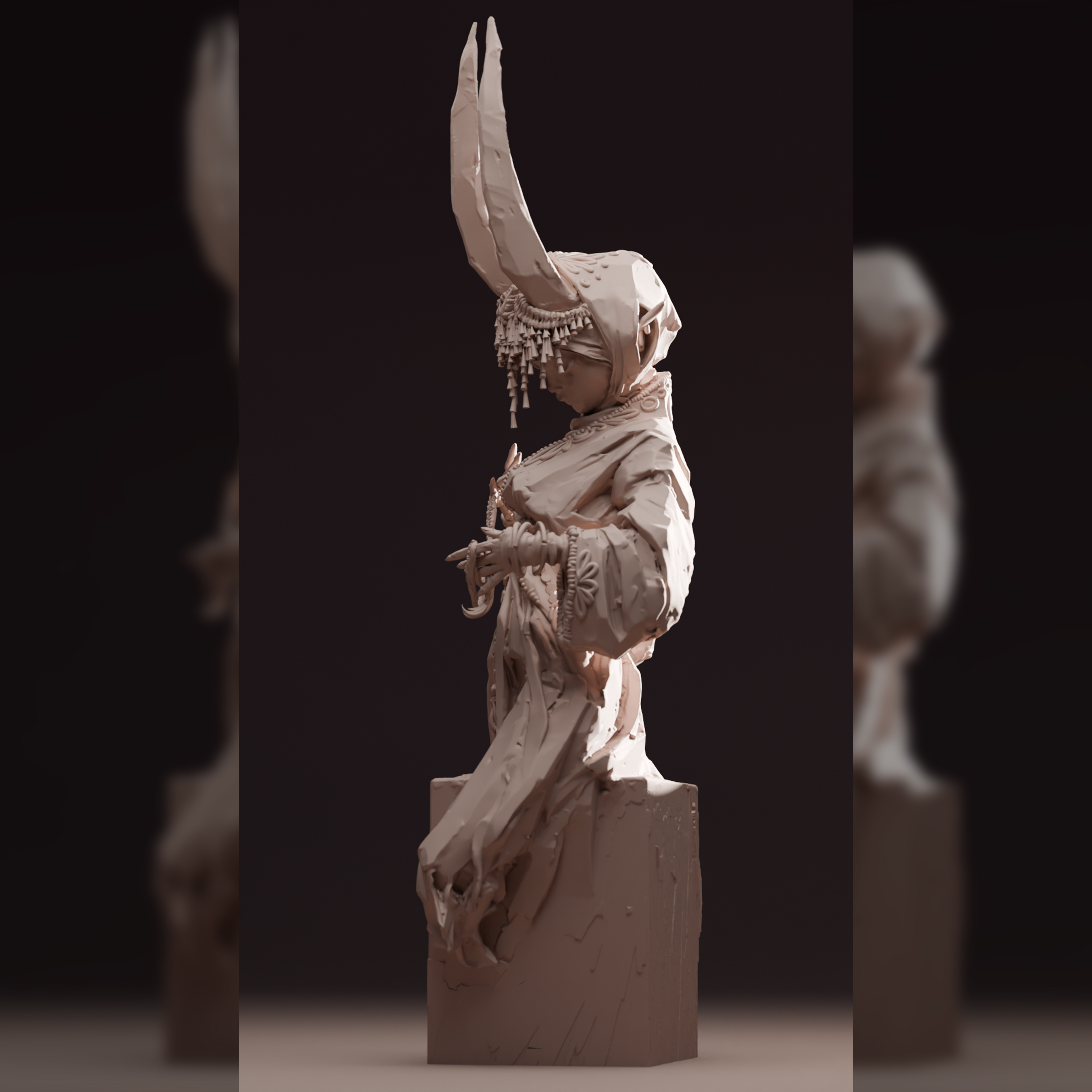 Healer - figurine résine 75 mm