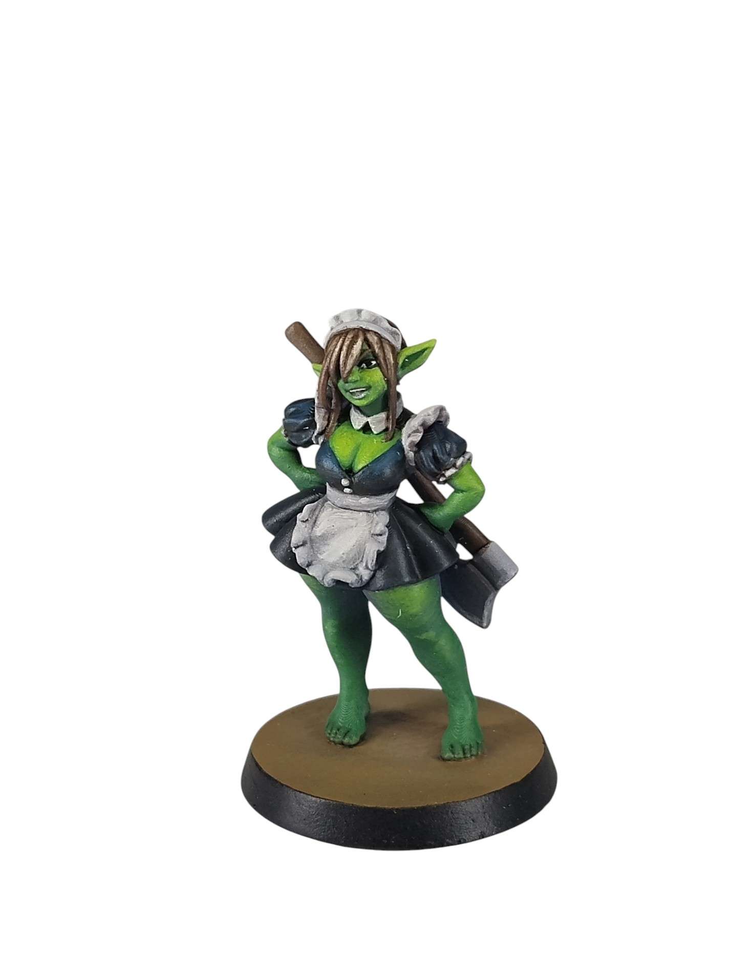 Image principale de l'article Female Goblin 23 : une figurine Gobeline pleine d'humour imprimée en résine 32 mm