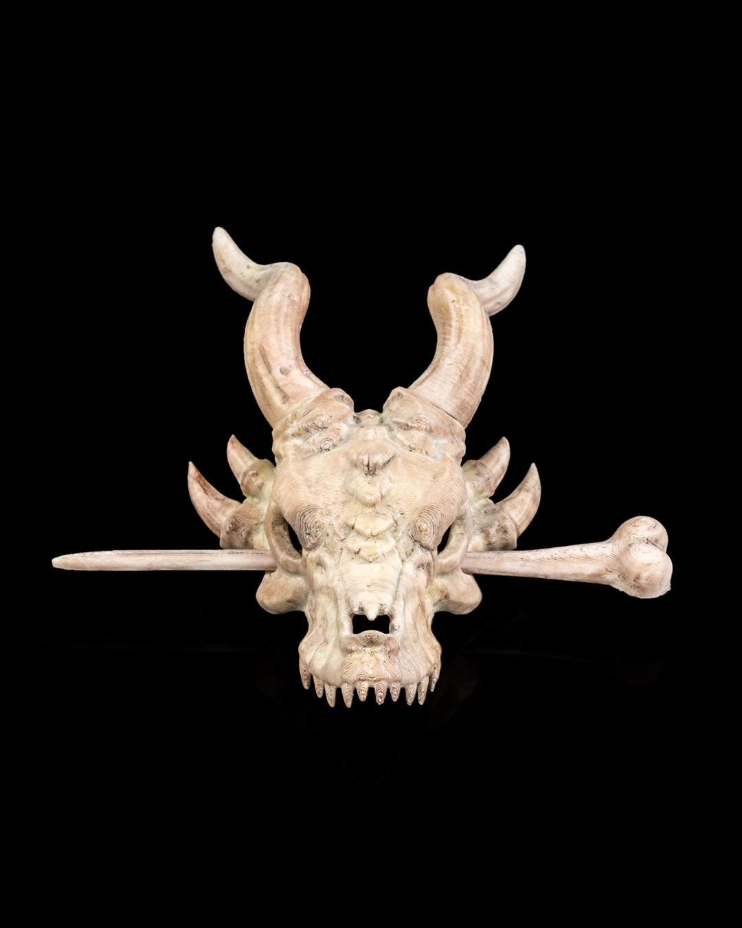 Bone trophy hair-pin