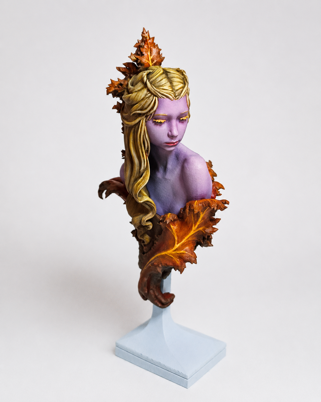 Fae in Prickly Leaves - Peinte