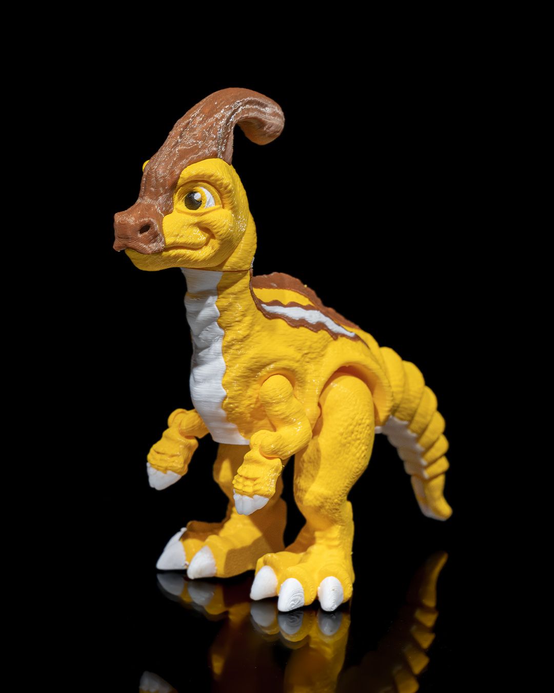 Articulated Parasaurolophus - impression filament STLFlix
