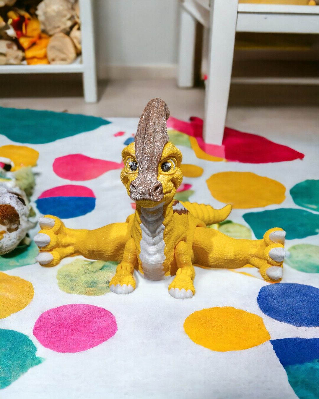 Articulated Parasaurolophus - impression filament STLFlix