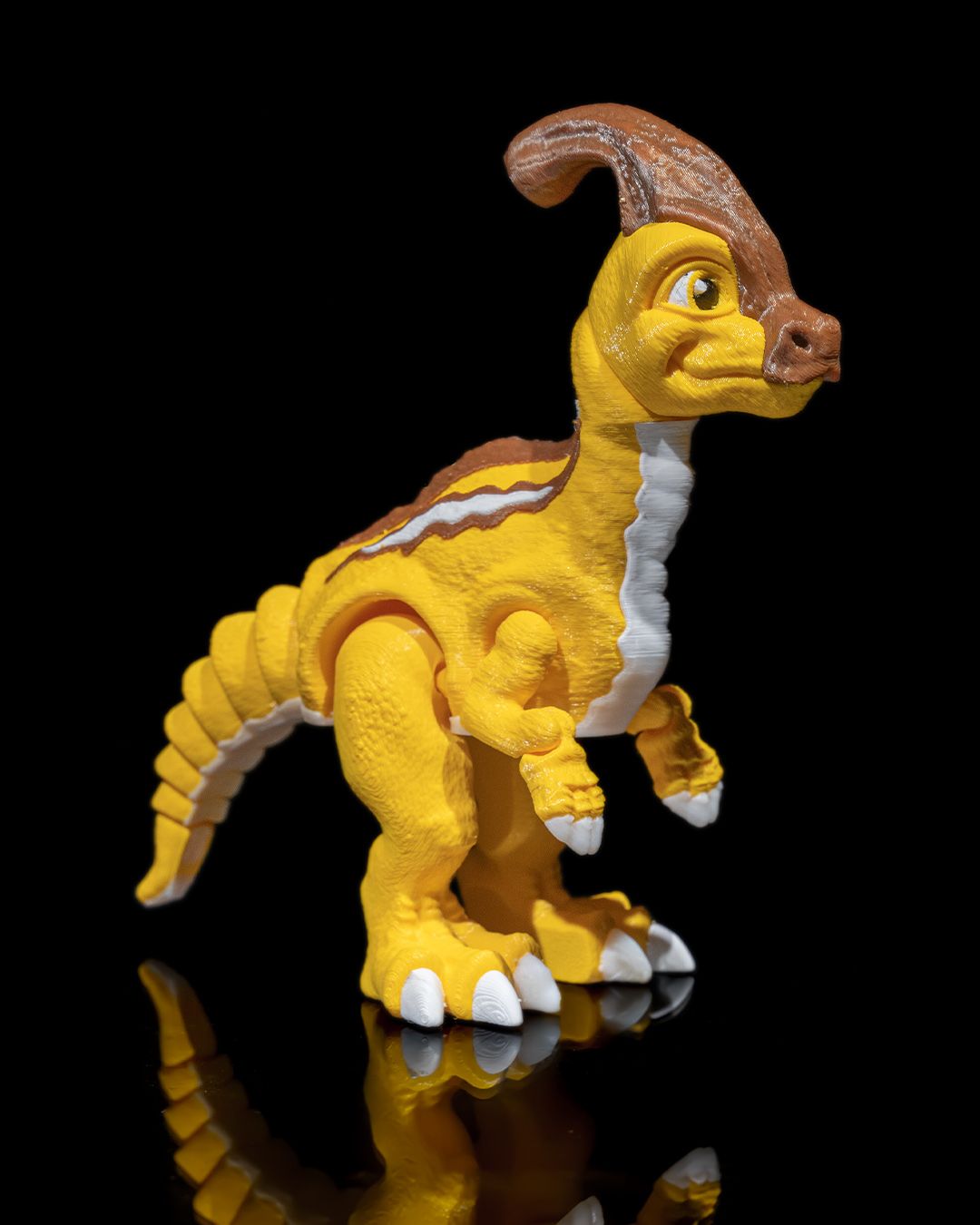 Articulated Parasaurolophus - impression filament STLFlix
