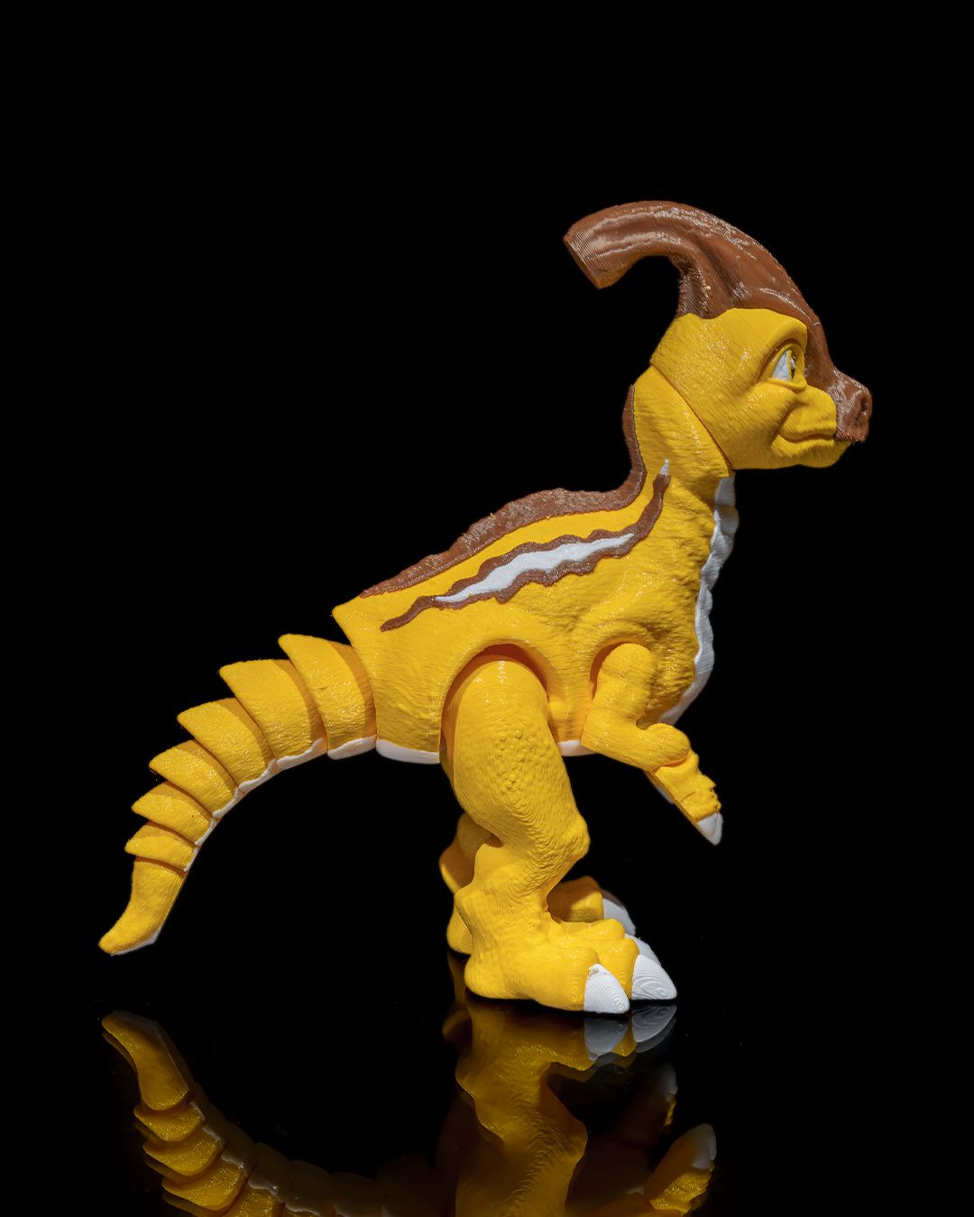 Articulated Parasaurolophus - impression filament STLFlix