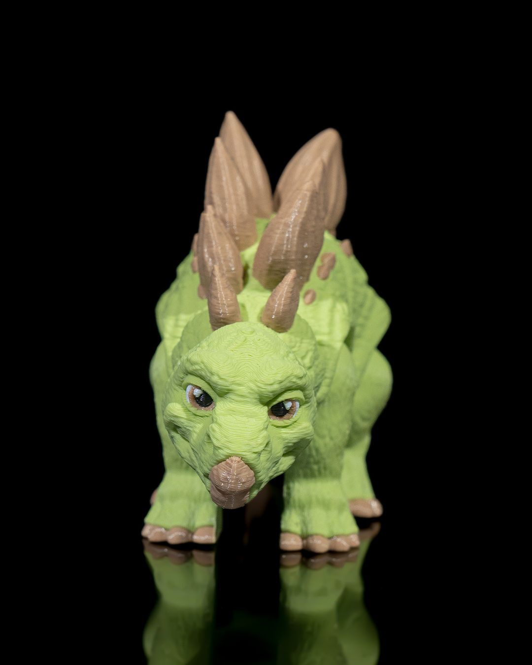 Articulated Steg-o-saurus - impression filament STLFlix
