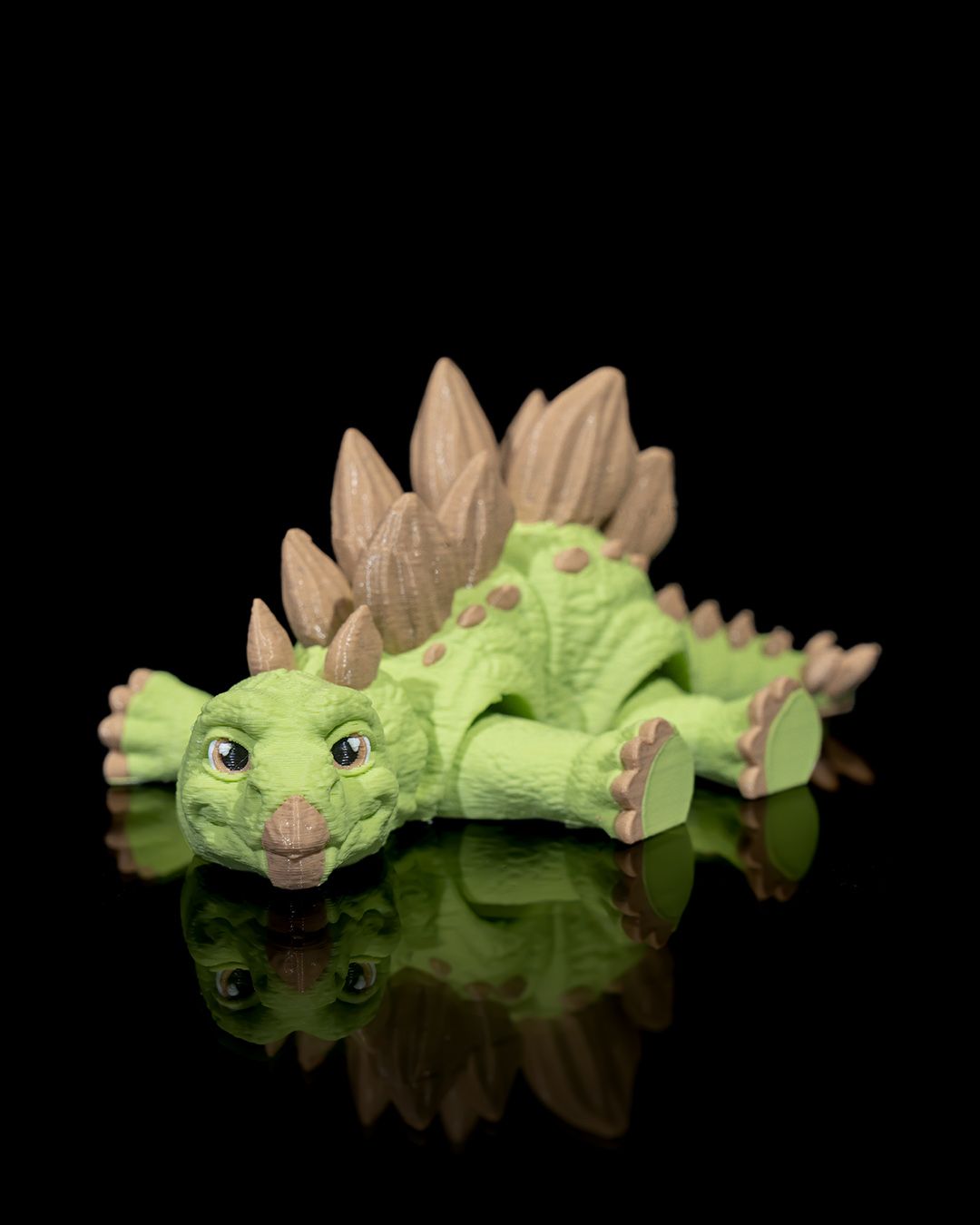 Articulated Steg-o-saurus - impression filament STLFlix