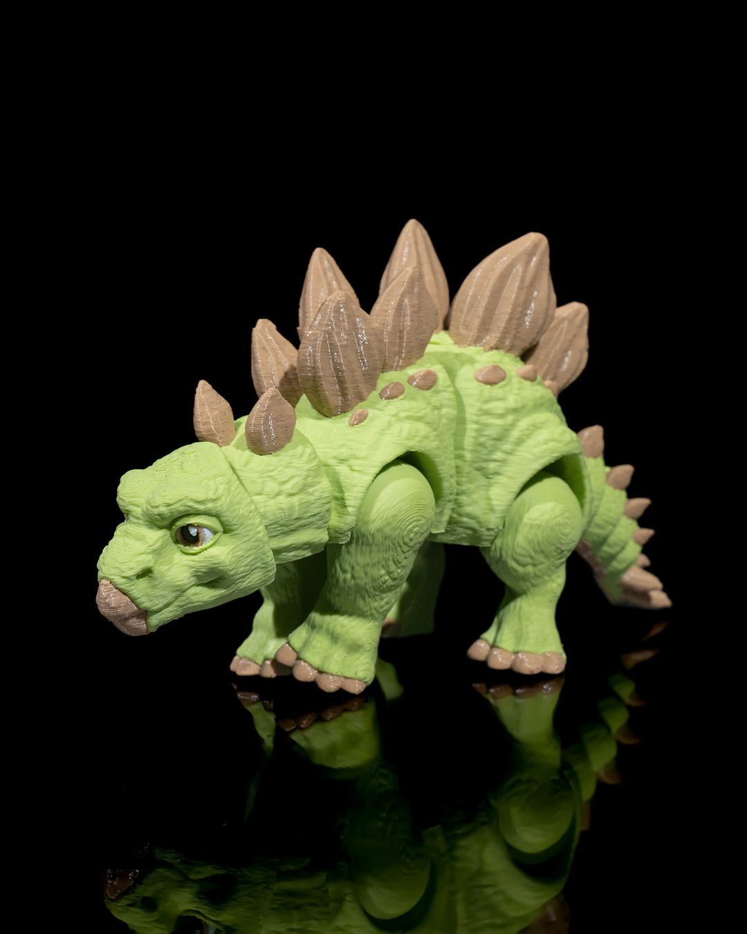 Articulated Steg-o-saurus - impression filament STLFlix