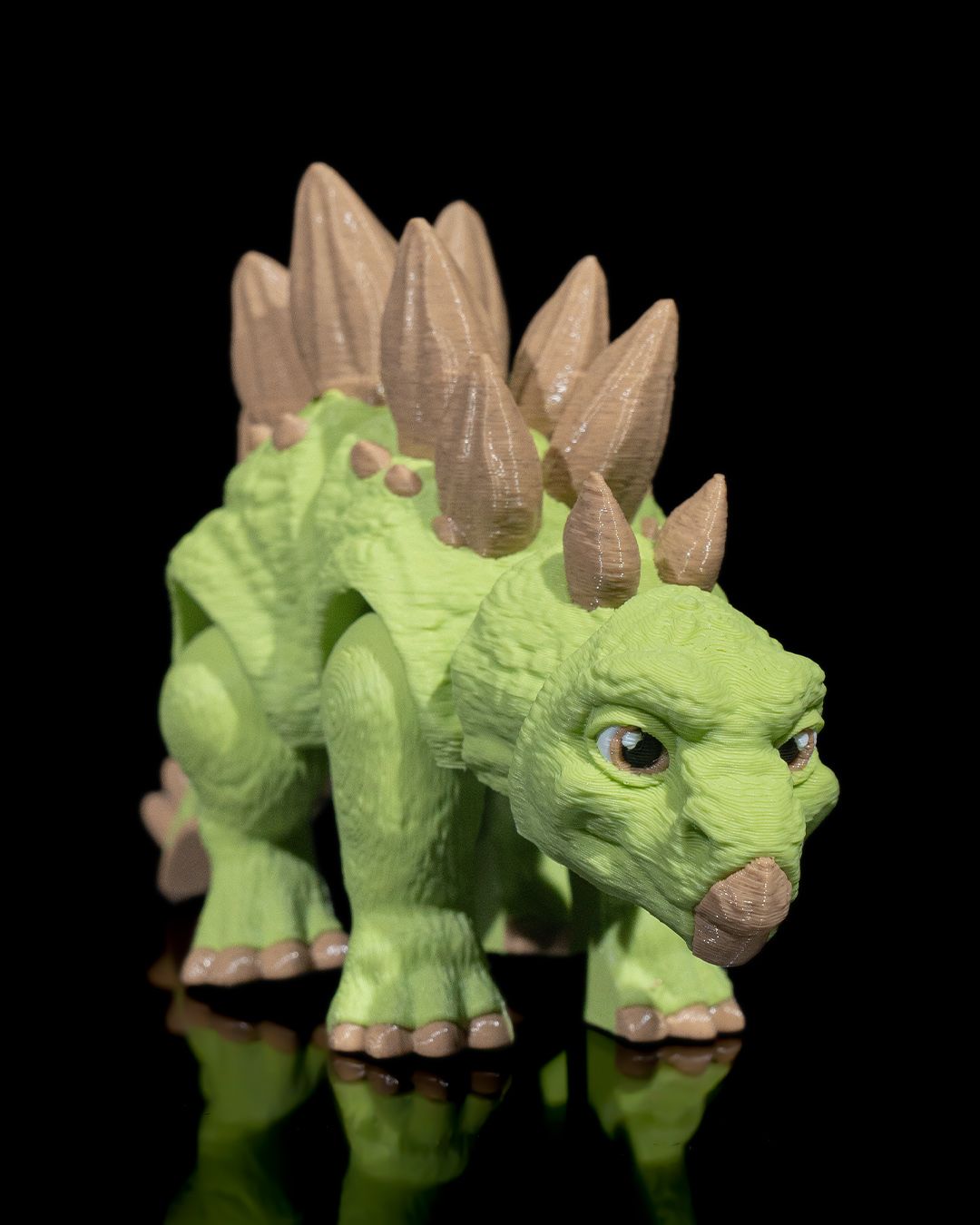 Articulated Steg-o-saurus - impression filament STLFlix