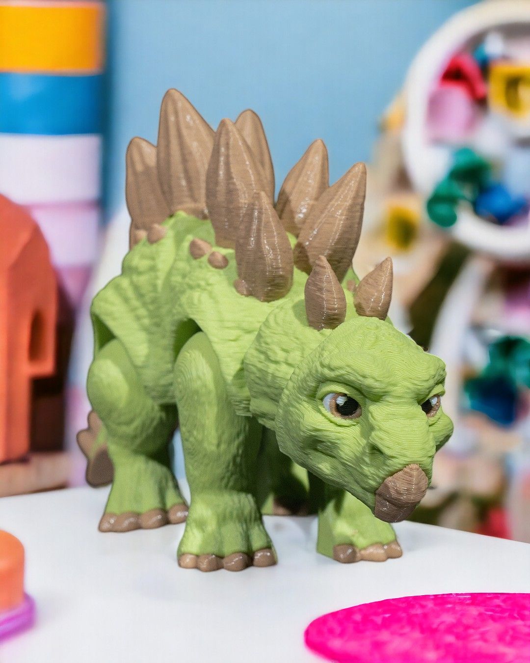 Articulated Steg-o-saurus - impression filament STLFlix