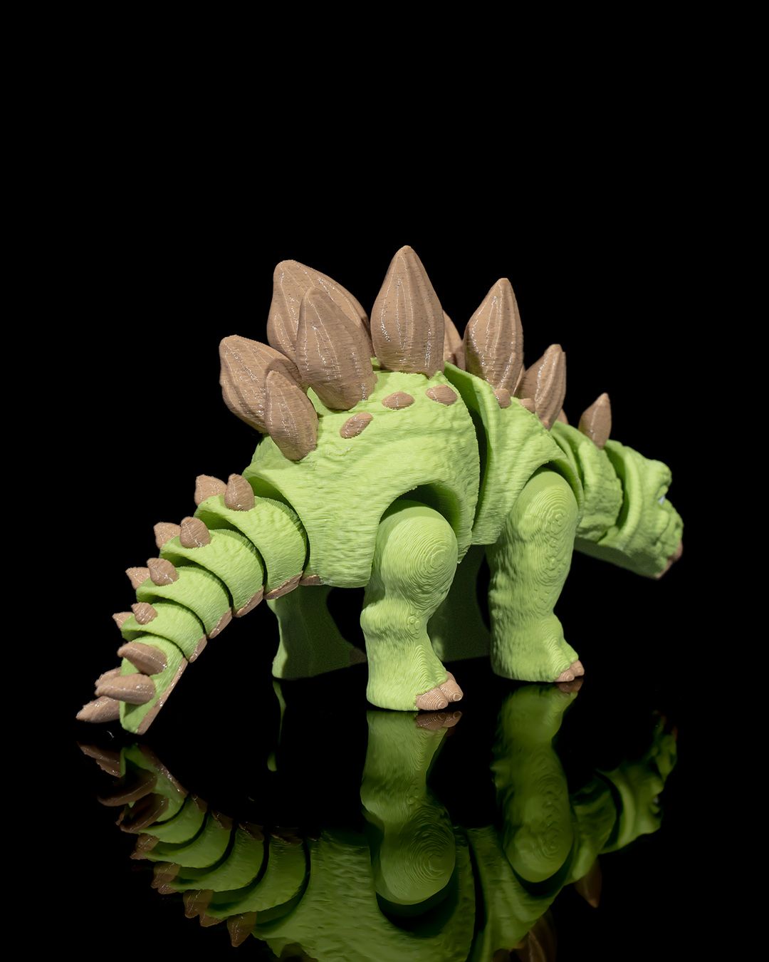 Articulated Steg-o-saurus - impression filament STLFlix
