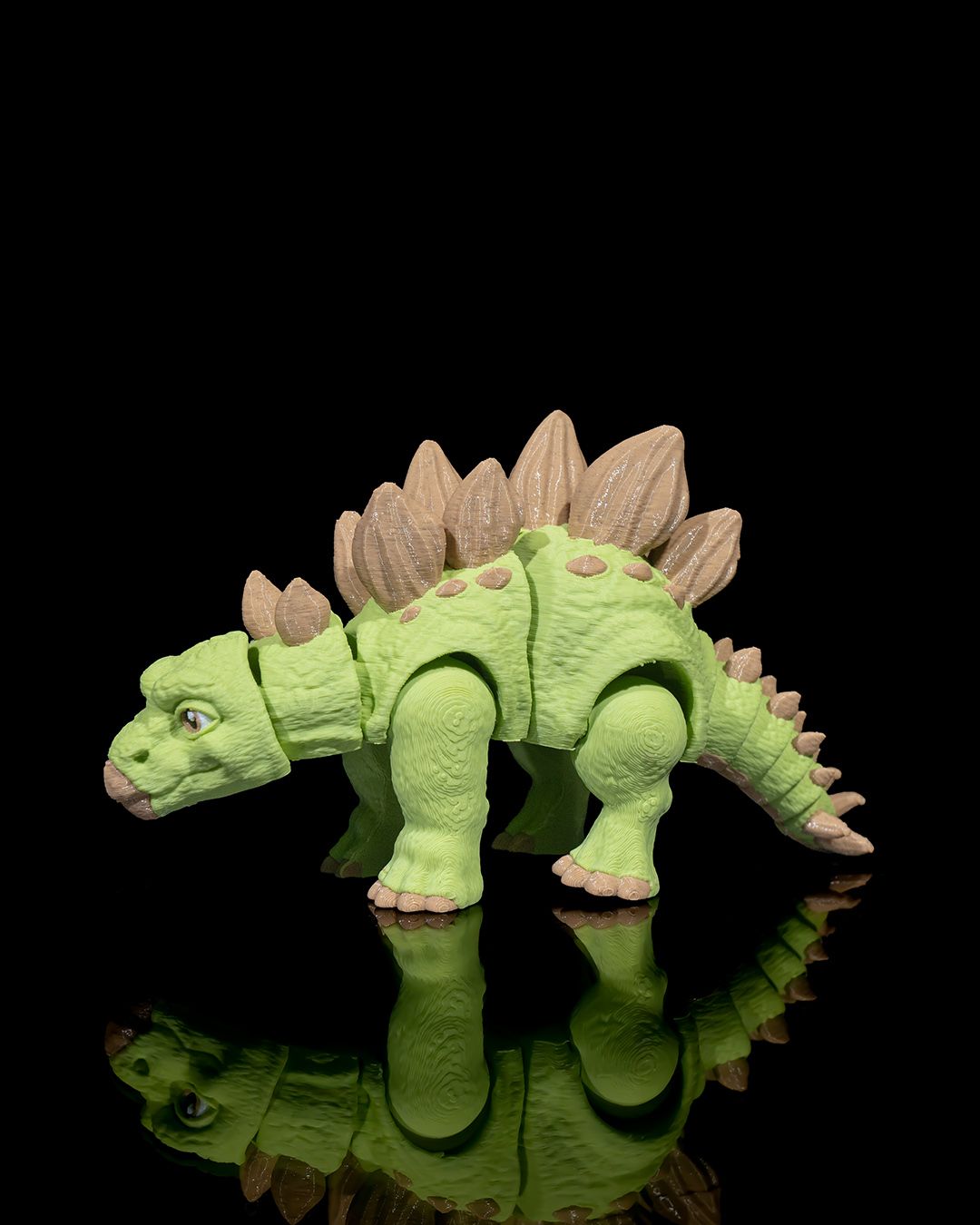 Articulated Steg-o-saurus - impression filament STLFlix