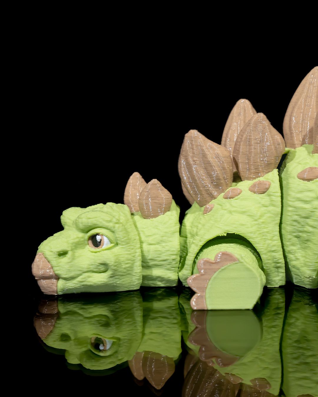 Articulated Steg-o-saurus - impression filament STLFlix