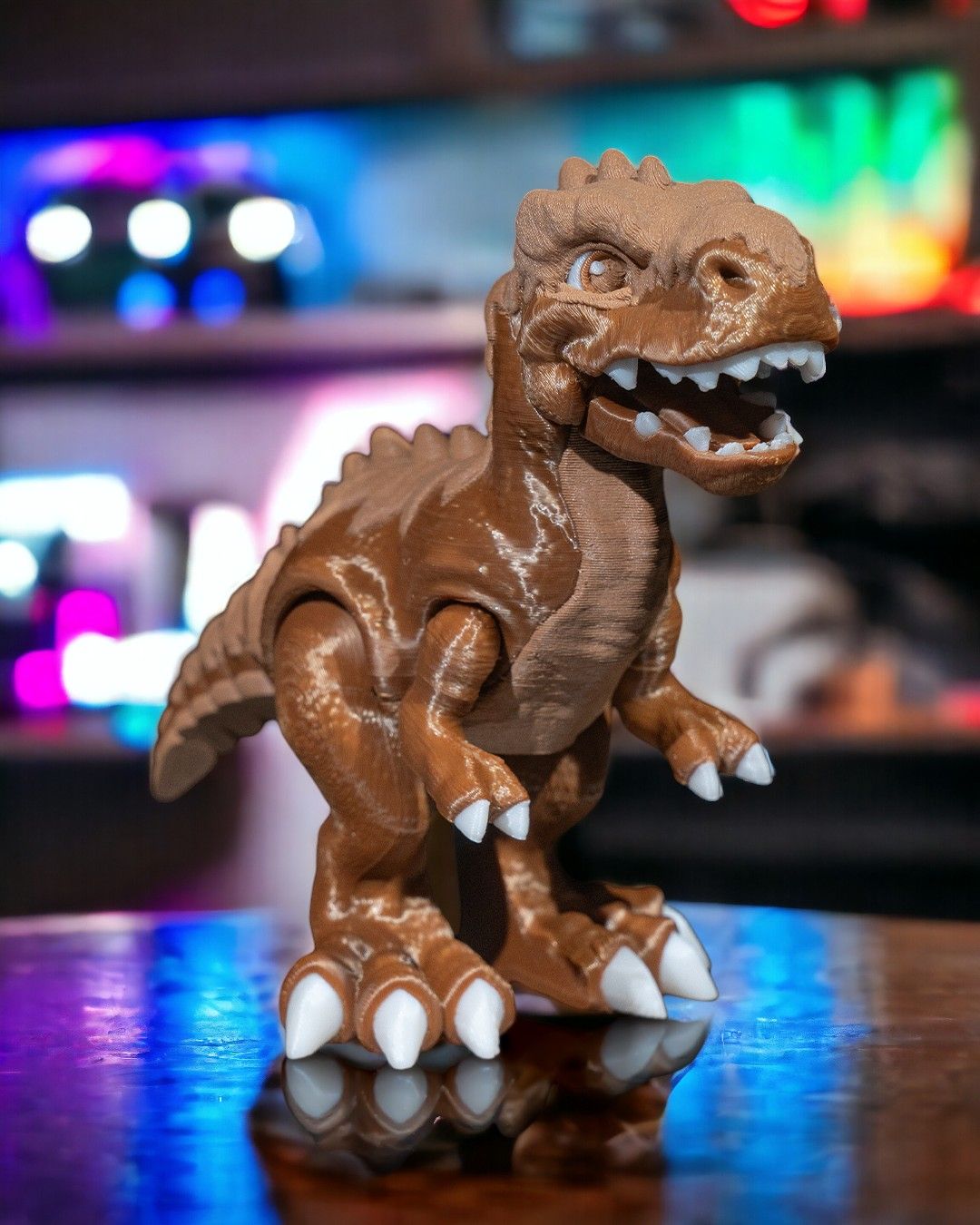 Articulated T-rex - impression filament STLFlix
