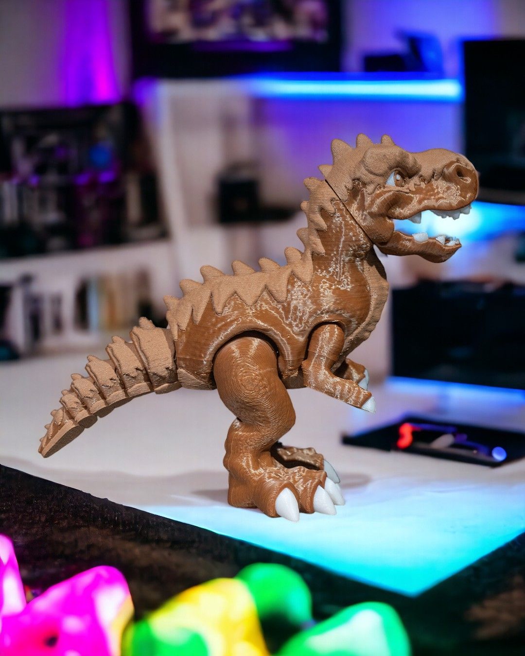Articulated T-rex - impression filament STLFlix