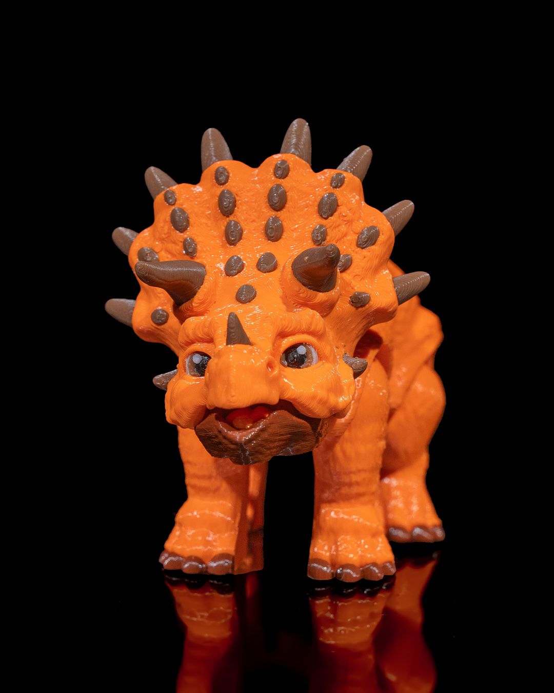 Articulated Triceratops - impression filament STLFlix