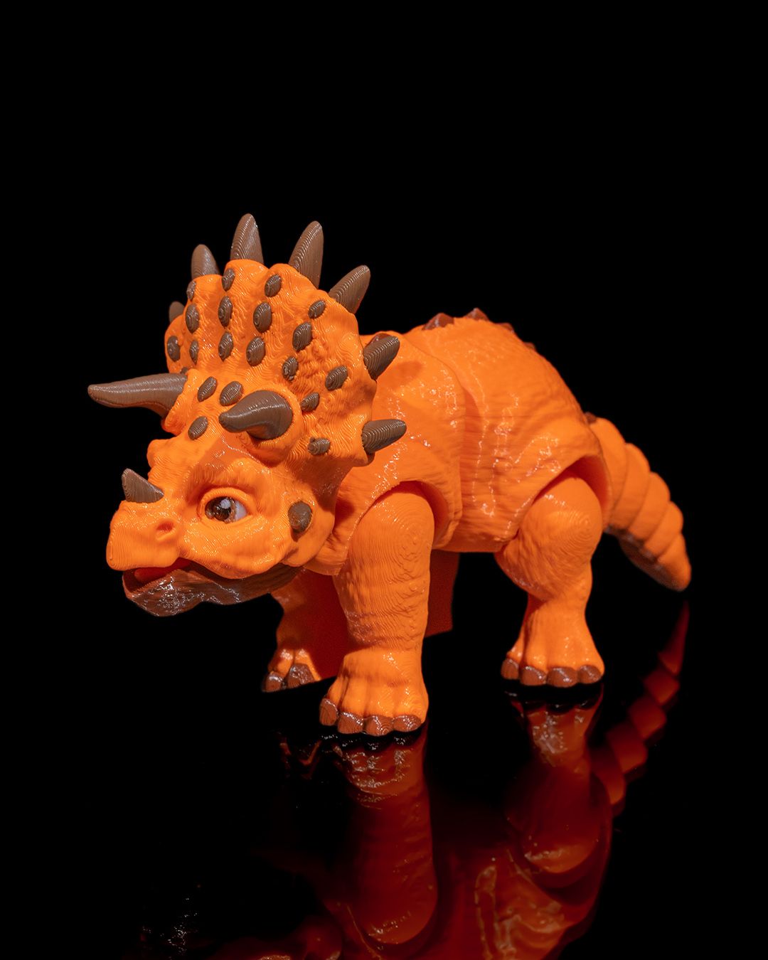 Articulated Triceratops - impression filament STLFlix