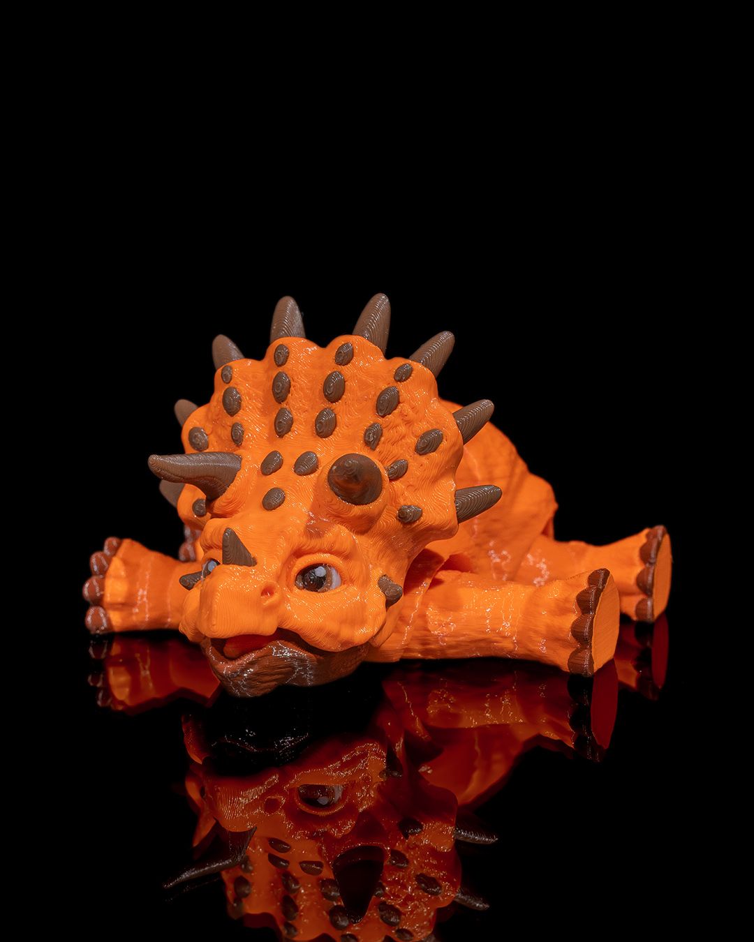 Articulated Triceratops - impression filament STLFlix