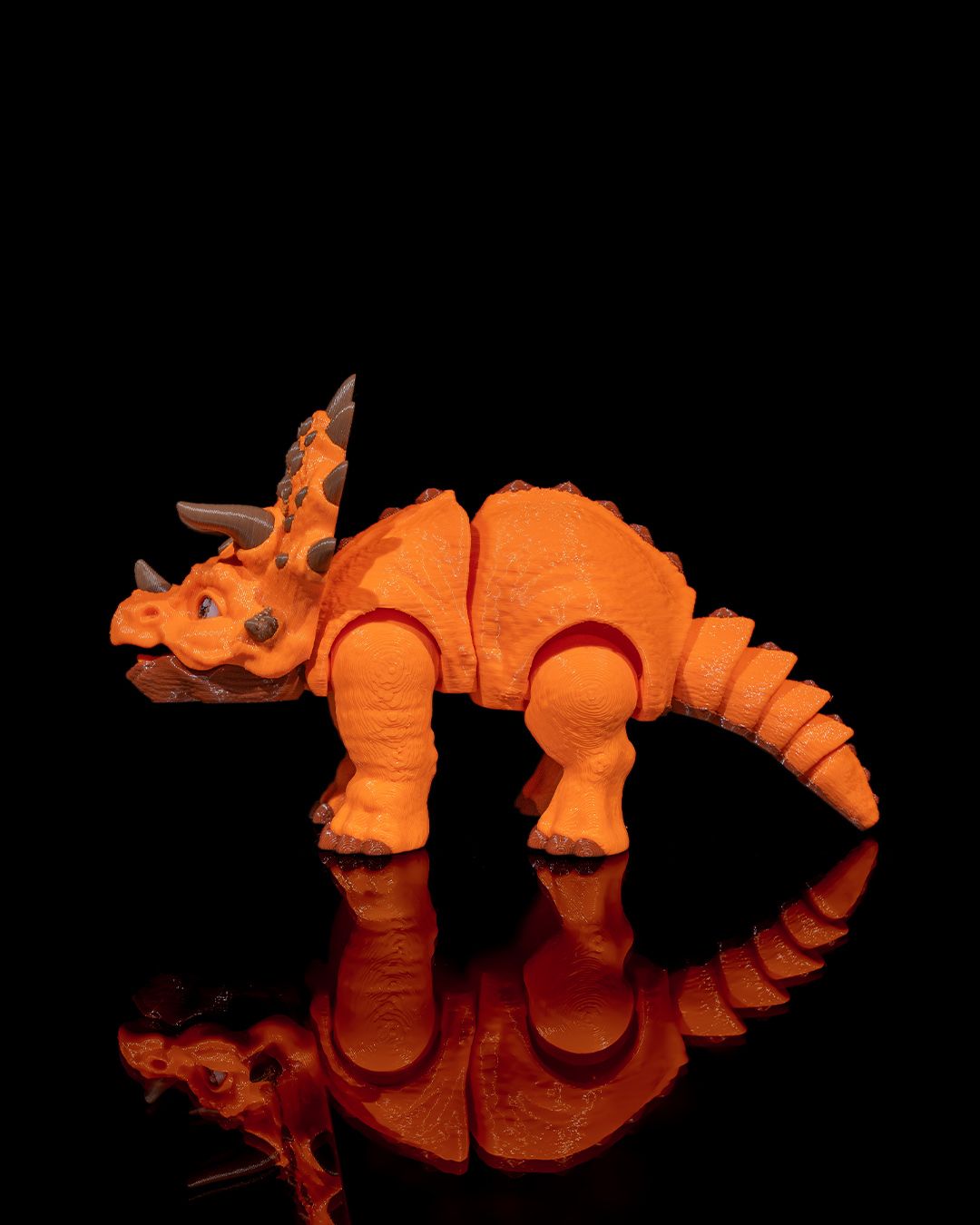 Articulated Triceratops - impression filament STLFlix