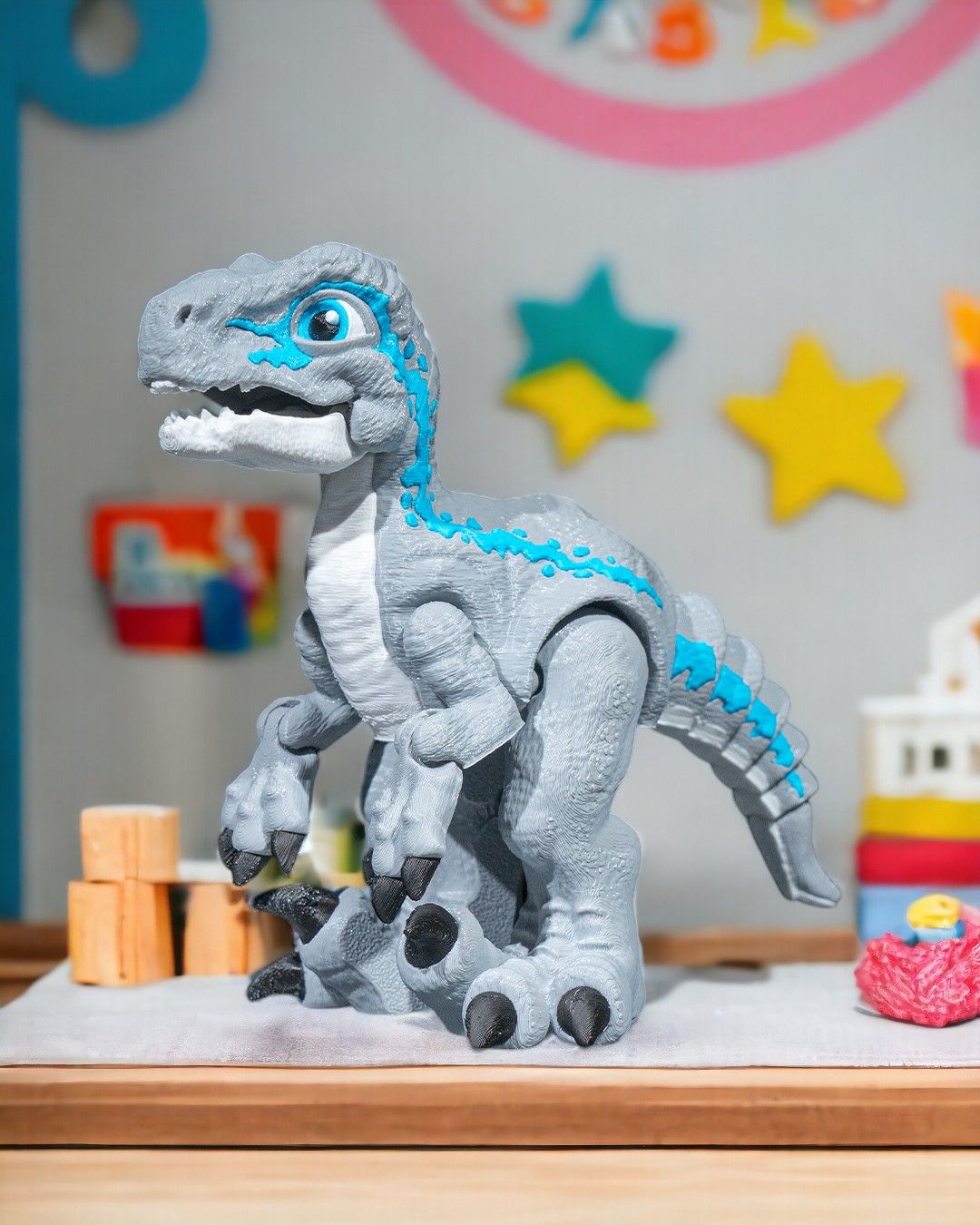 Articulated Veloci-Raptor - impression filament STLFlix
