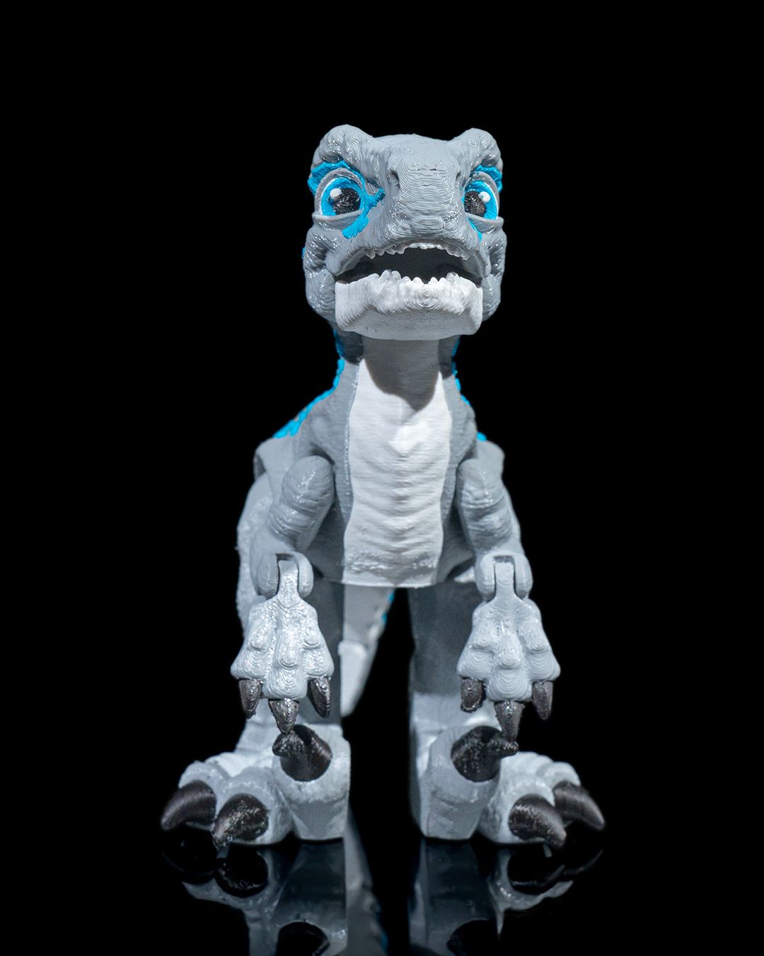 Articulated Veloci-Raptor - impression filament STLFlix