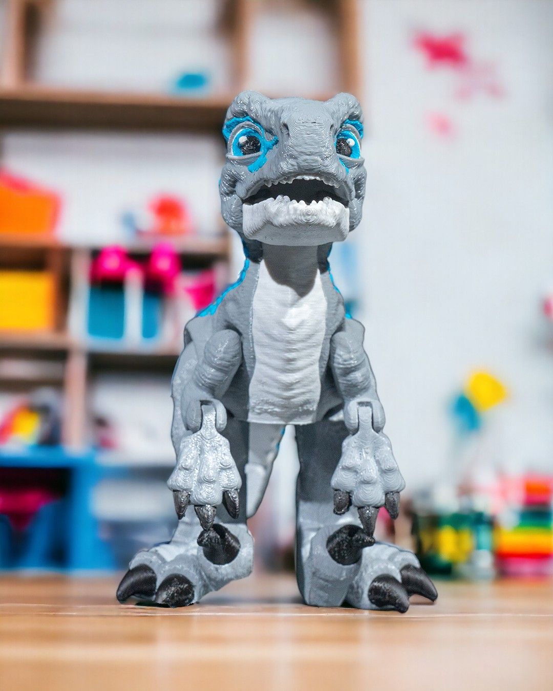 Articulated Veloci-Raptor - impression filament STLFlix