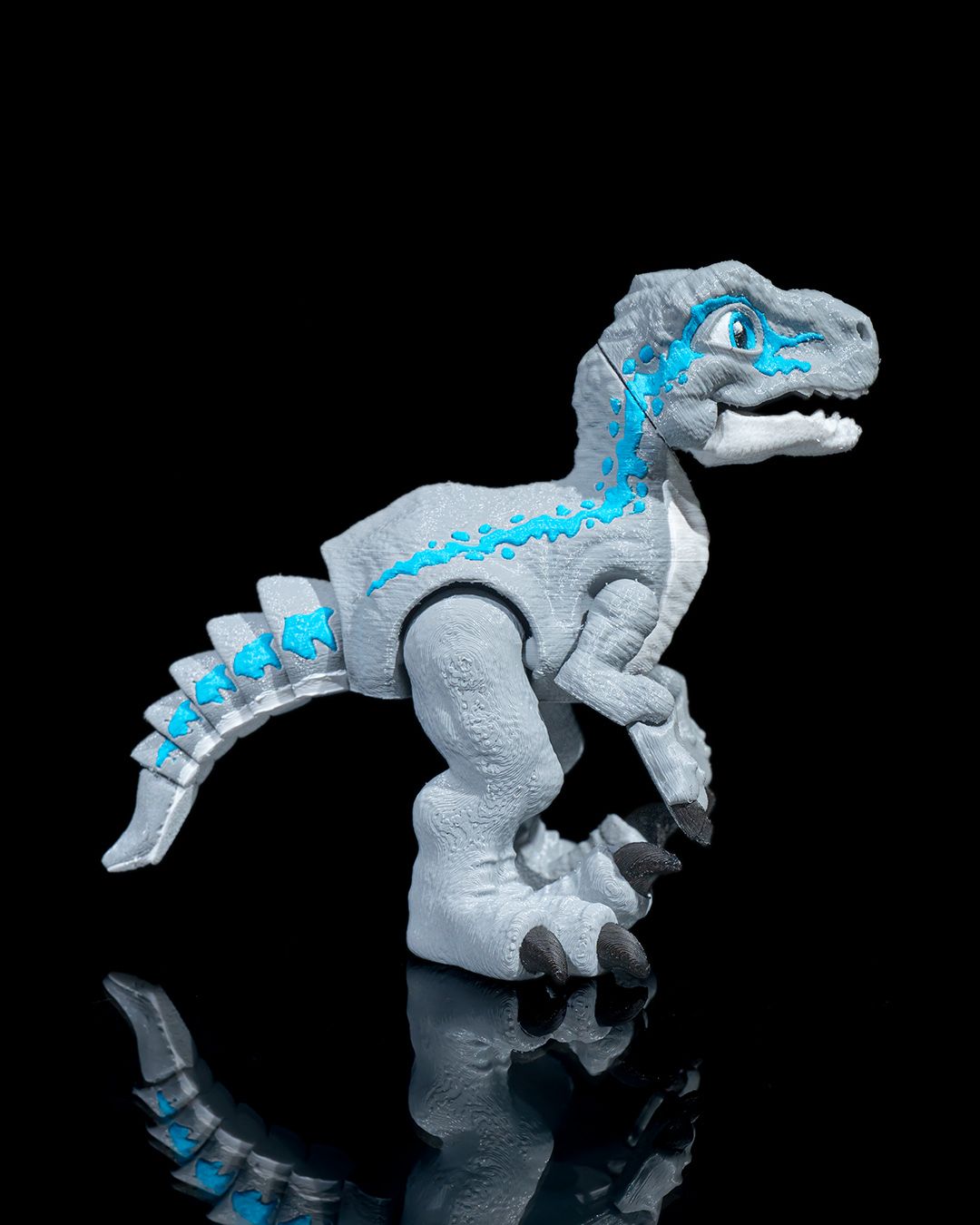 Articulated Veloci-Raptor - impression filament STLFlix