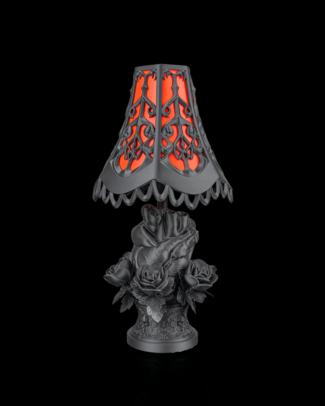 Black Heart - Lampshade - impression filament STLFlix