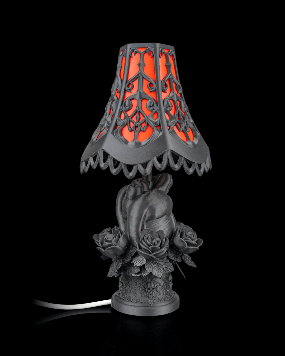 Black Heart - Lampshade - impression filament STLFlix