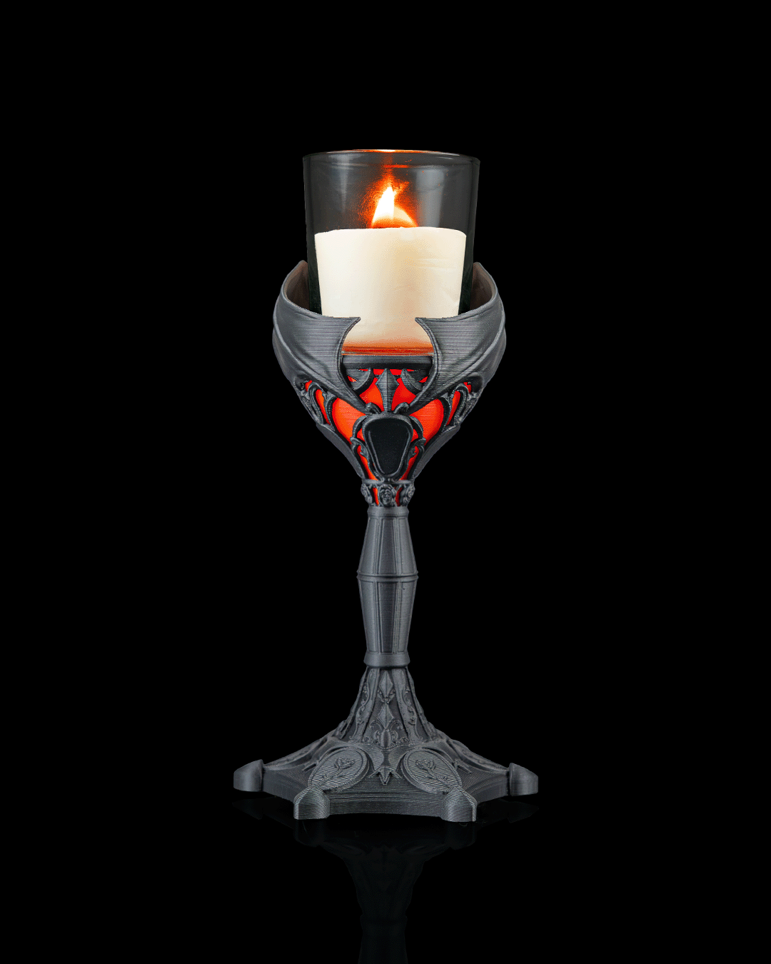 Dark Chalice - Candle Holder - impression filament STLFlix