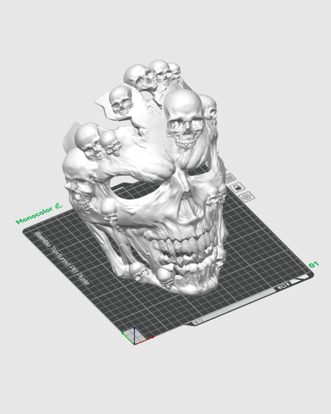 Face the Grave - Halloween Mask - impression filament STLFlix