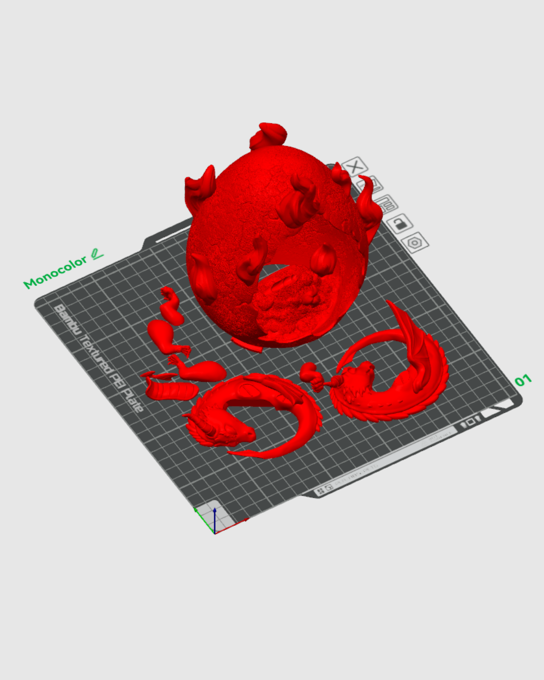 Flameborn - Table Lamp - impression filament STLFlix