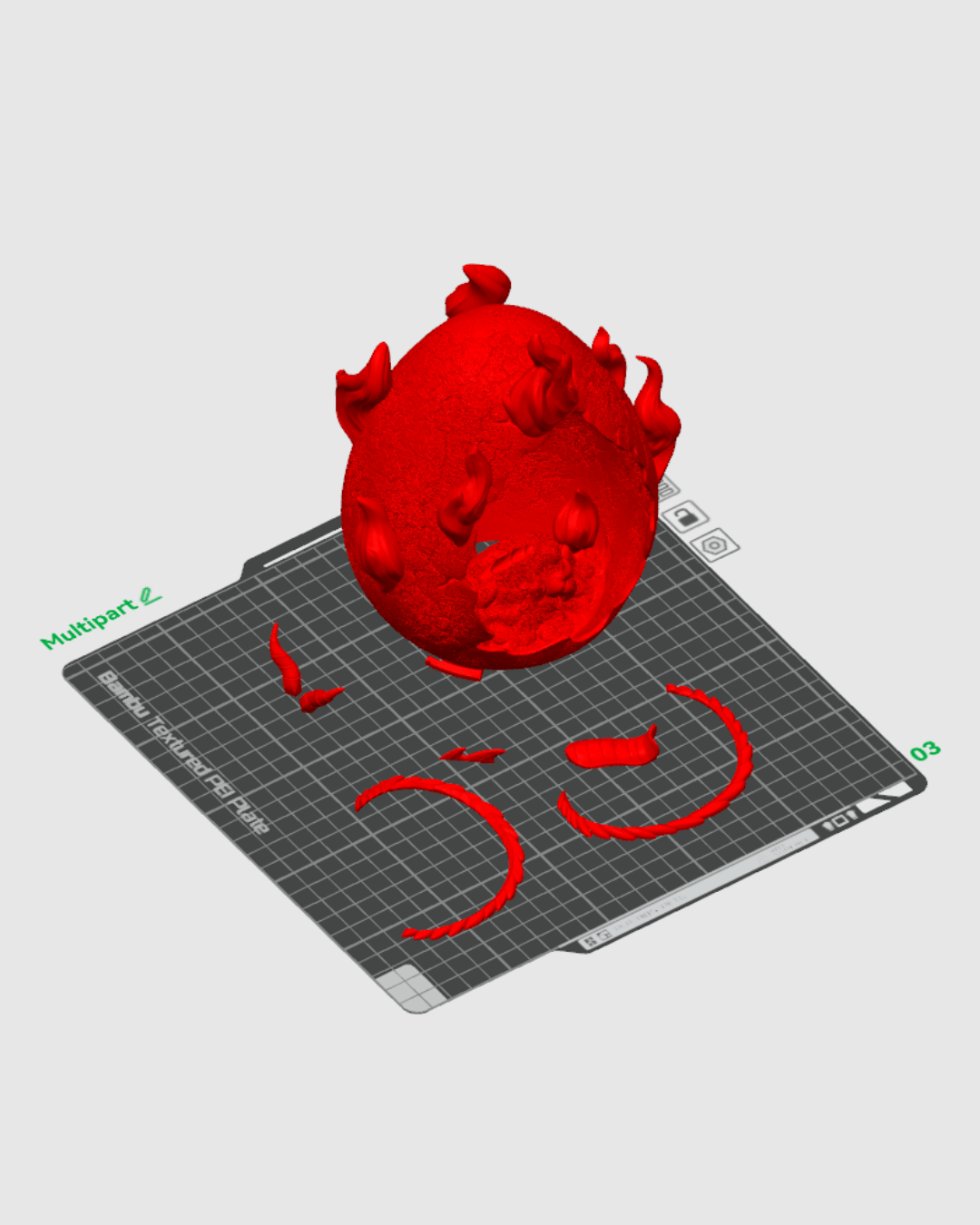 Flameborn - Table Lamp - impression filament STLFlix