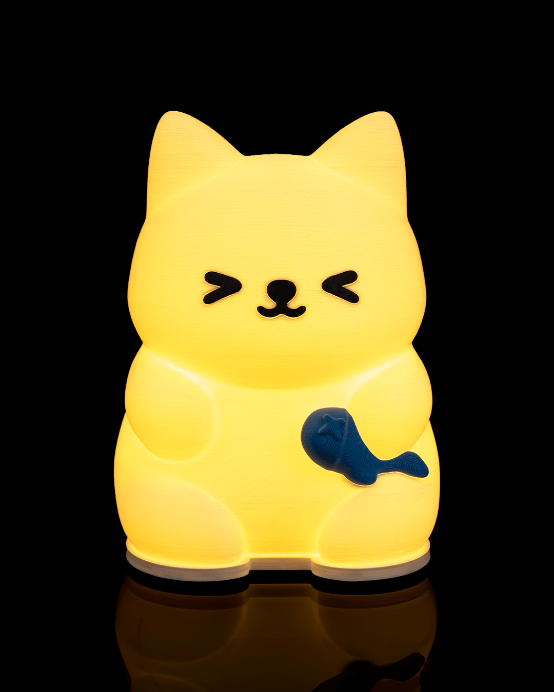 Meow Glow - Table Lamp - impression filament STLFlix