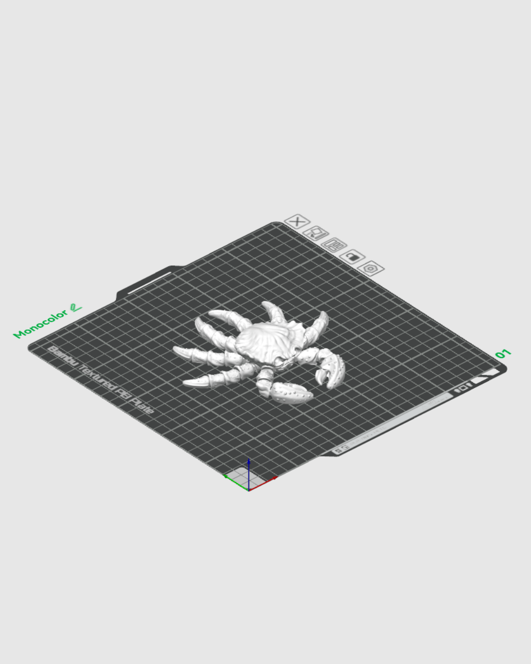 Skeleton Crab - impression filament STLFlix