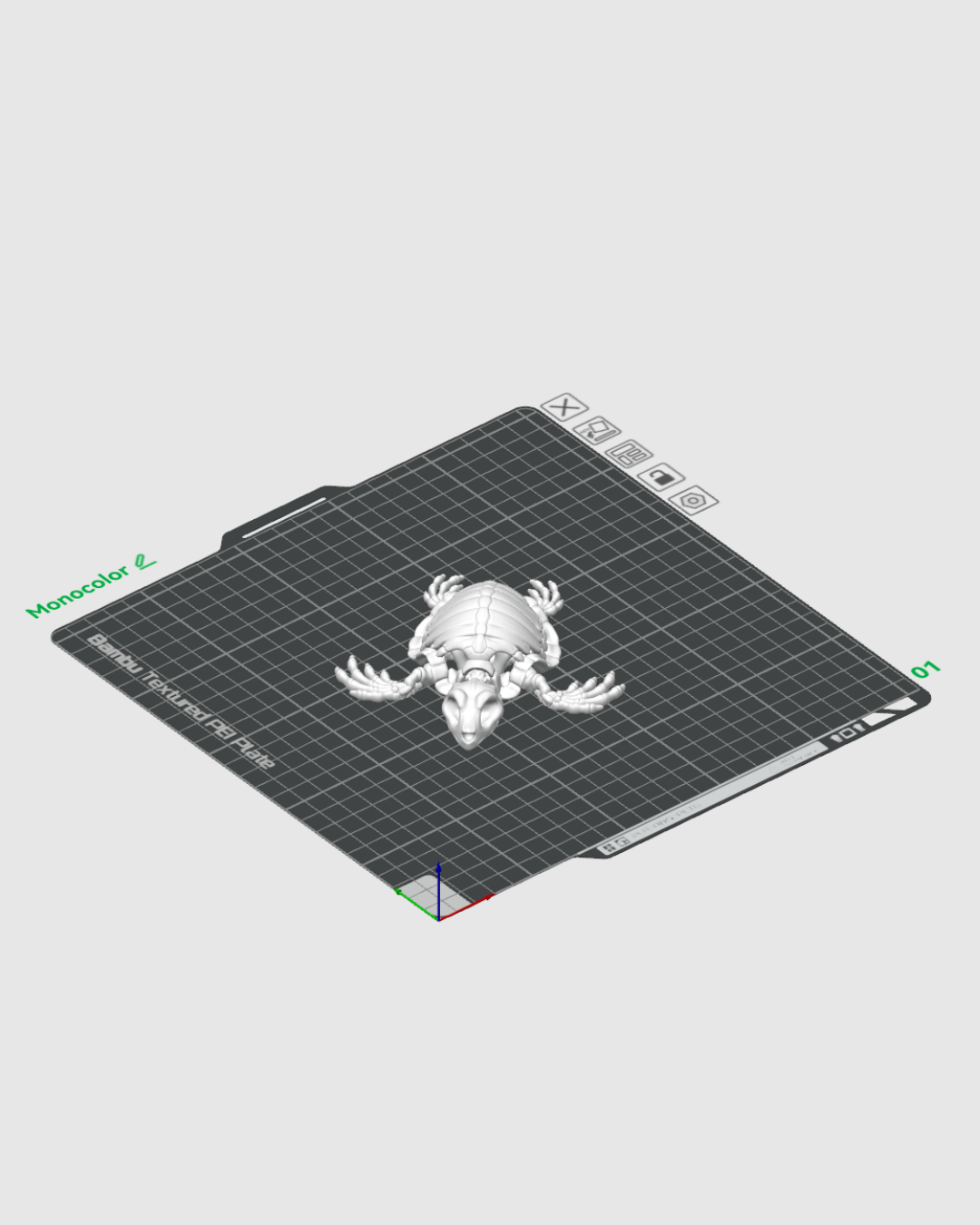 Skeleton Turtle - impression filament STLFlix