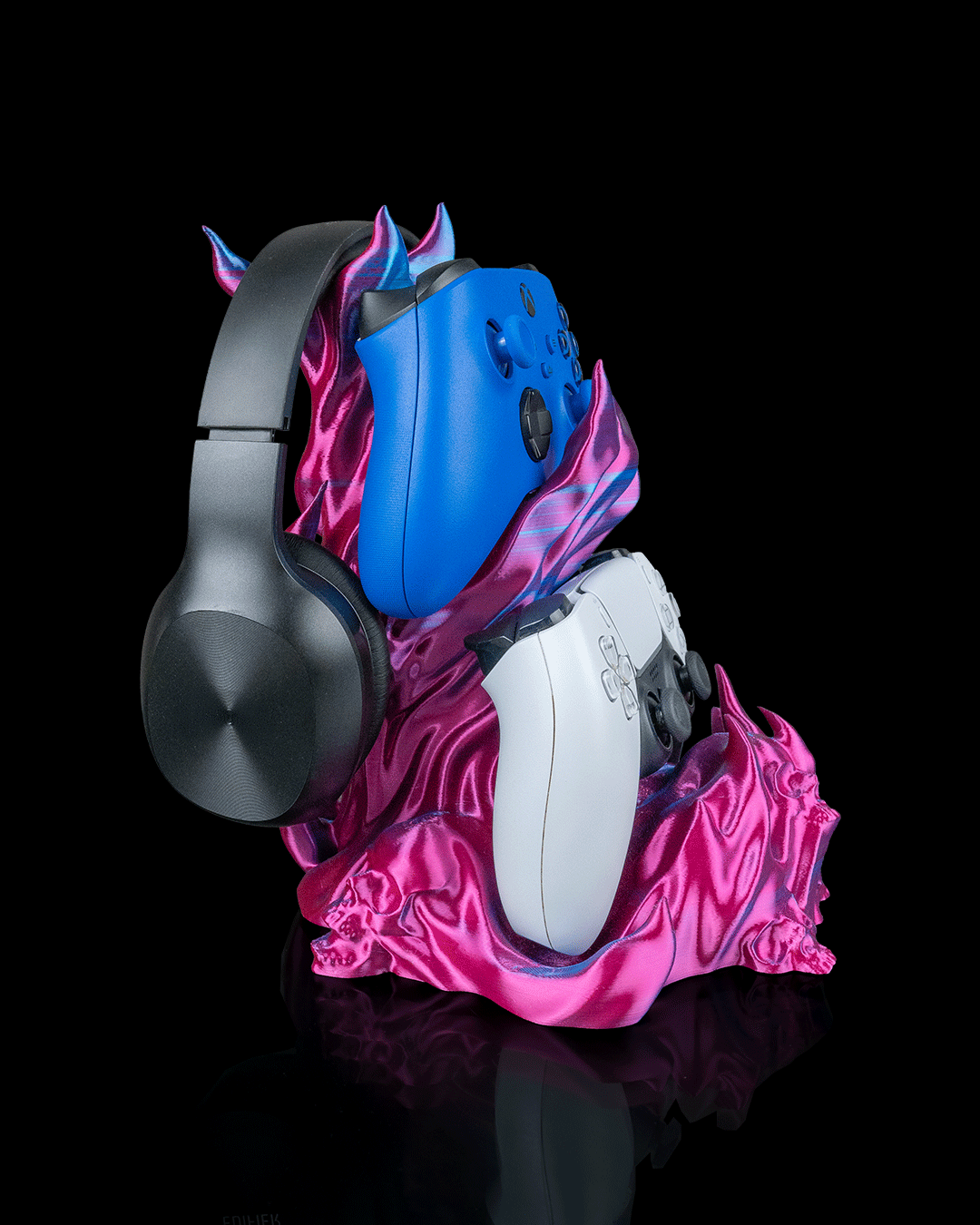 Spellcaster's Stash - Headphone & Controller Holder - impression filament STLFlix
