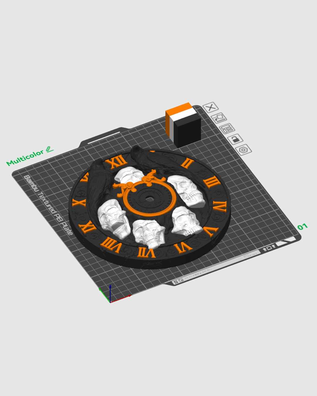 The Last Hour - Wall Clock - impression filament STLFlix