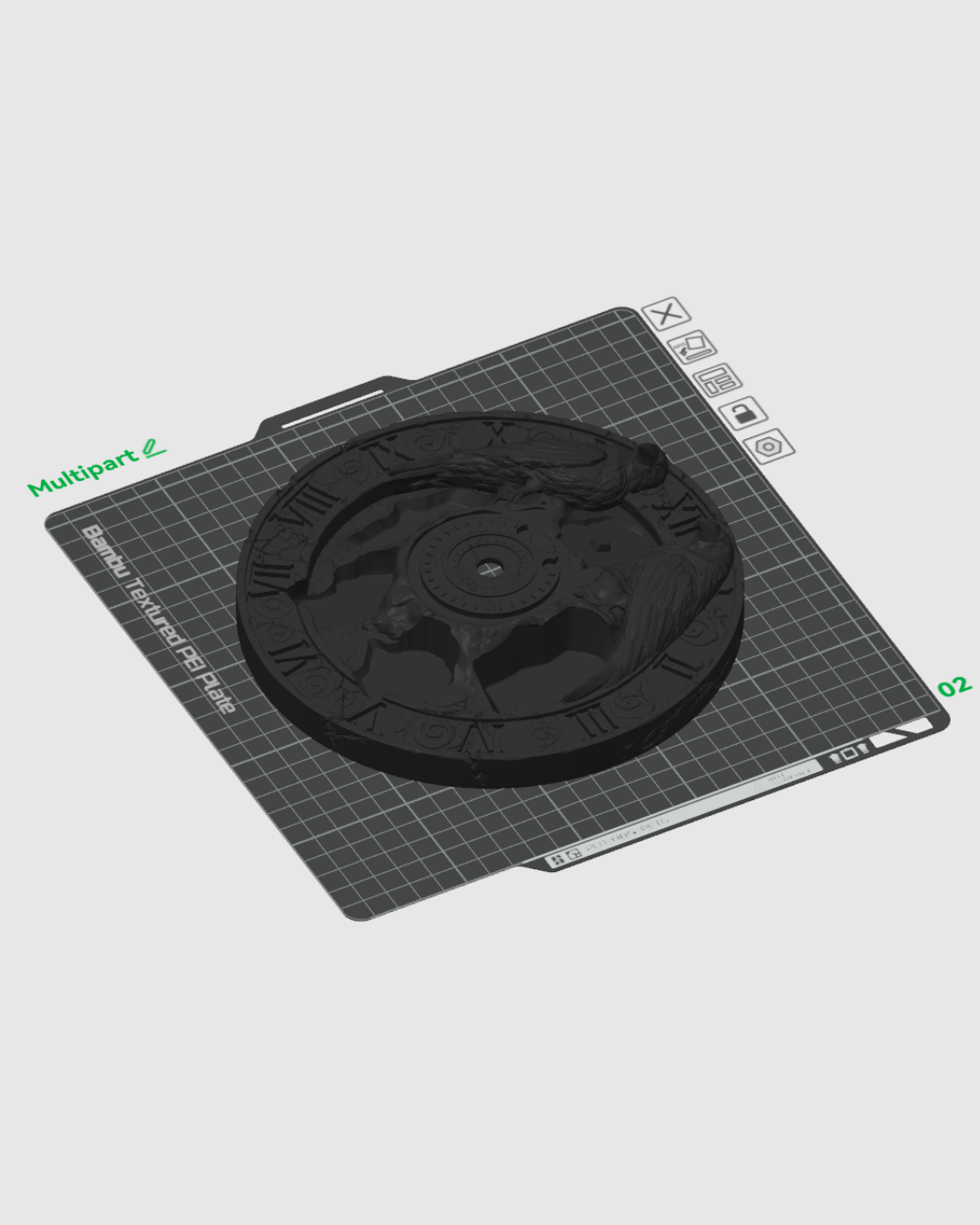 The Last Hour - Wall Clock - impression filament STLFlix